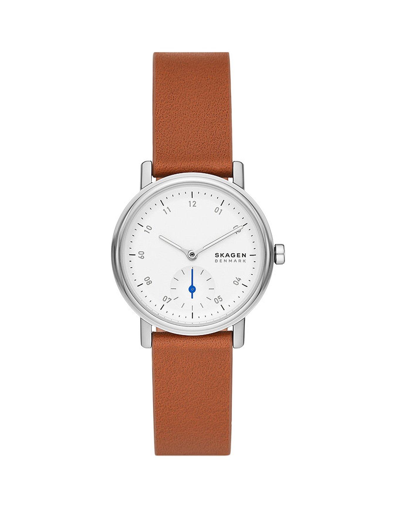 Hagen discount leather watch