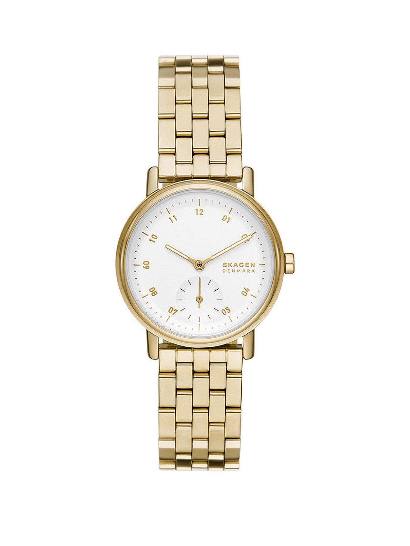 Skagen hotsell watch gold