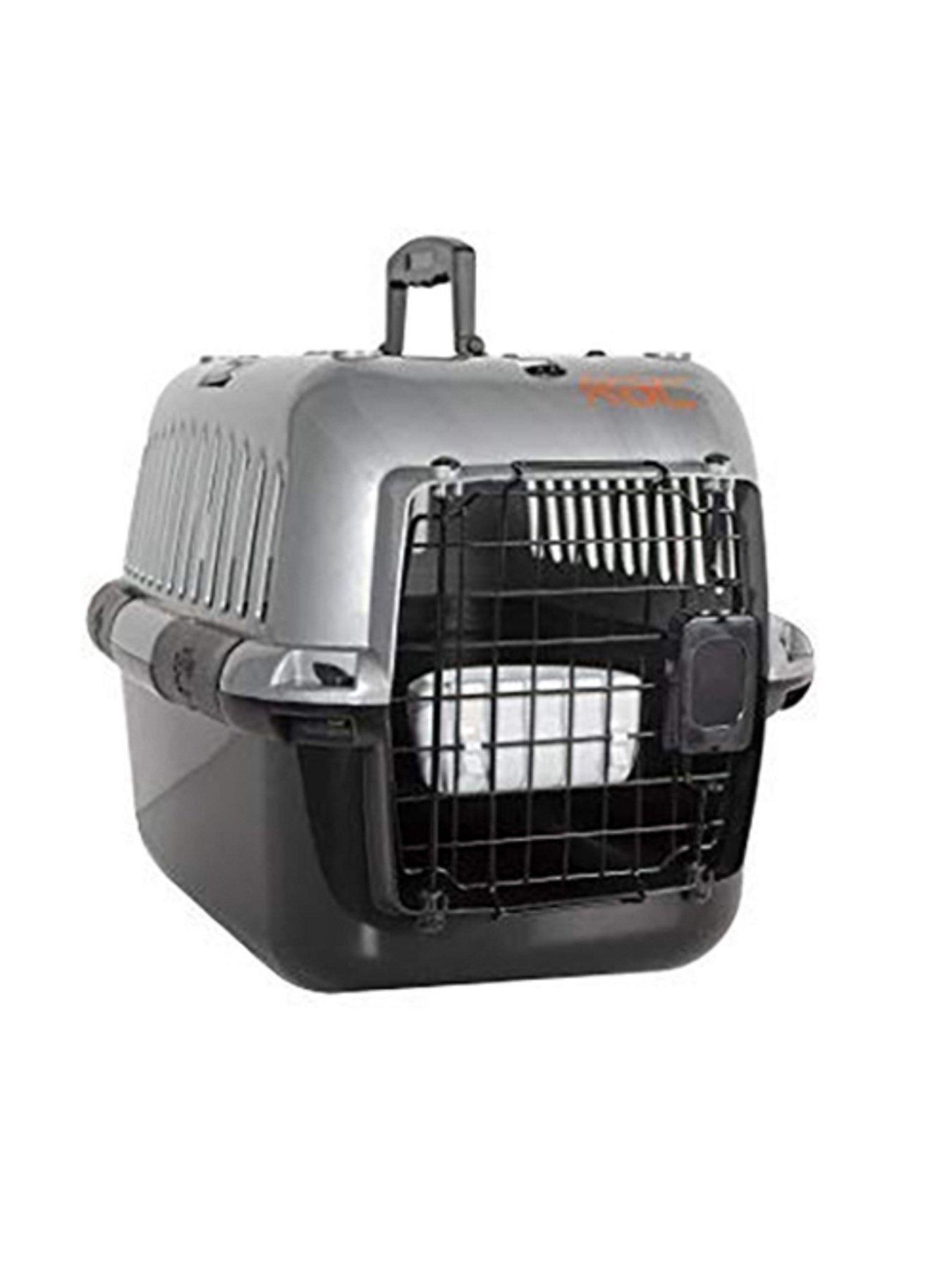 2 door best sale plastic dog crate