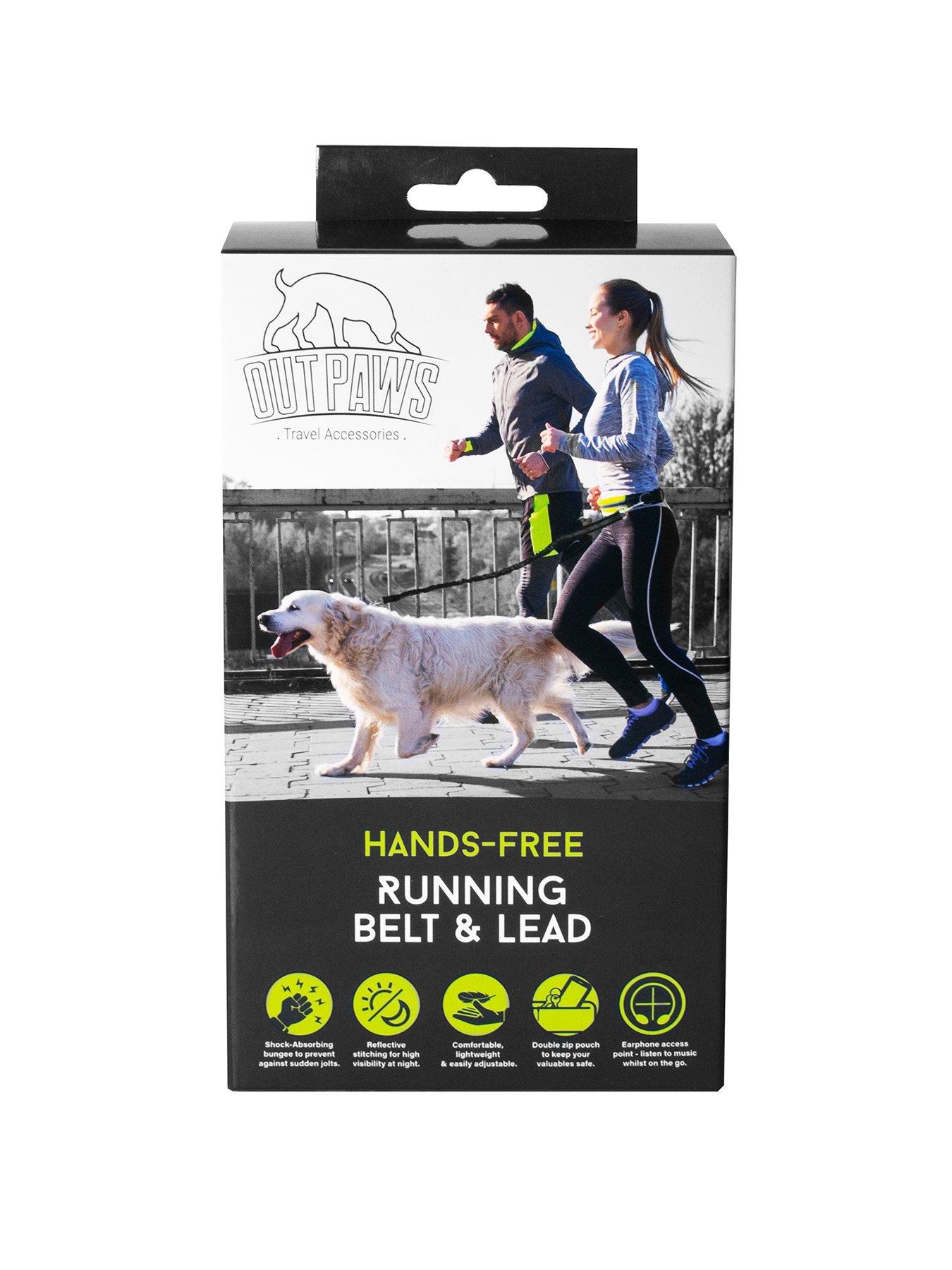 Dog lead best sale running belt