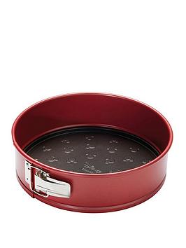 Product photograph of Prestige Disney Bake With Mickey Mouse 23 Cm Springform Cake Tin - Red Amp Black from very.co.uk