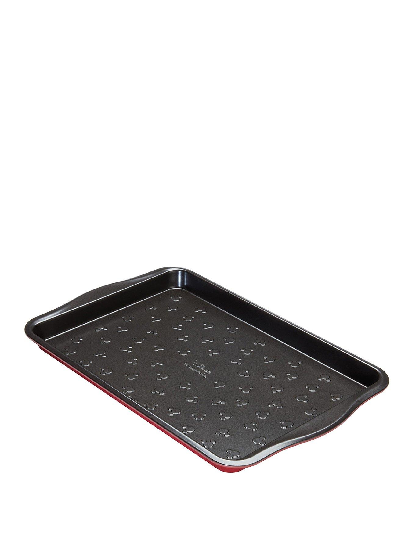 Product photograph of Disney Bake With Mickey Mouse Large 10 X 15 Baking Tray - Red Amp Black from very.co.uk