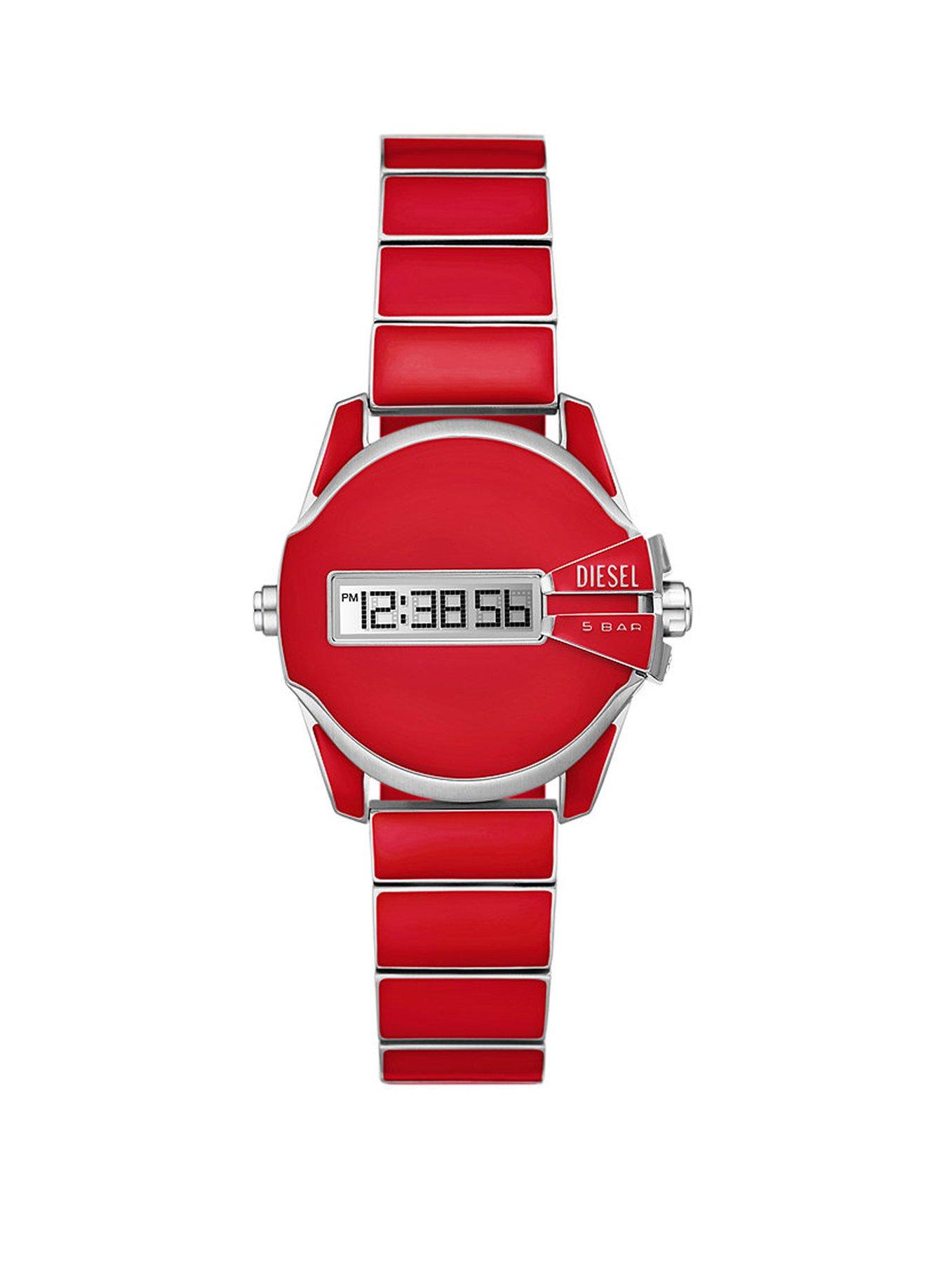 Product photograph of Diesel Baby Chief Mens Digital Watch from very.co.uk