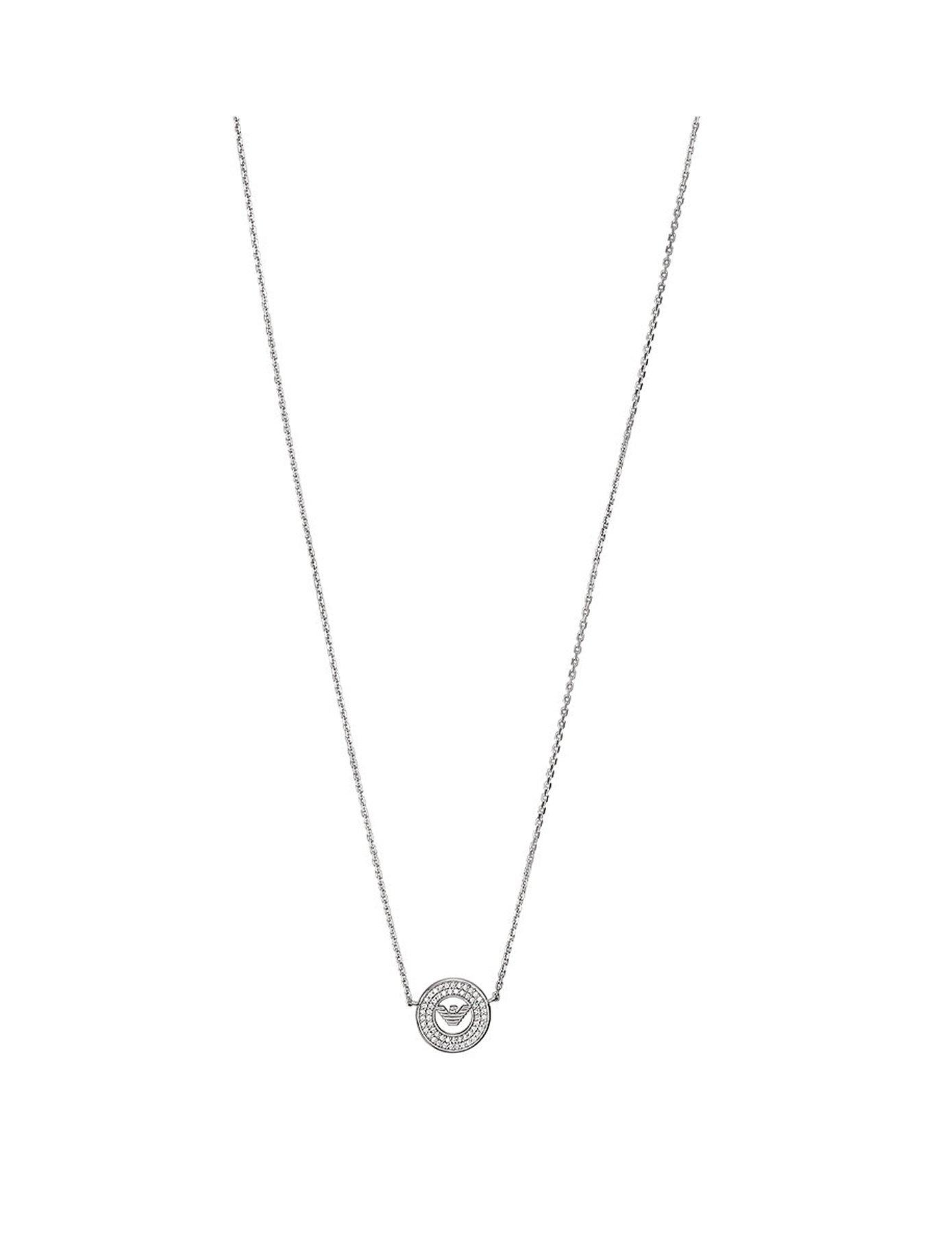 Emporio Armani Ladies Sterling Silver Necklace very