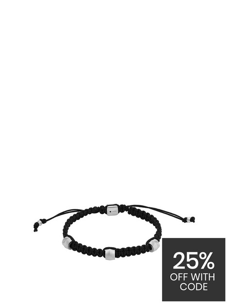 fossil-harlow-stainless-steel-cord-bracelet