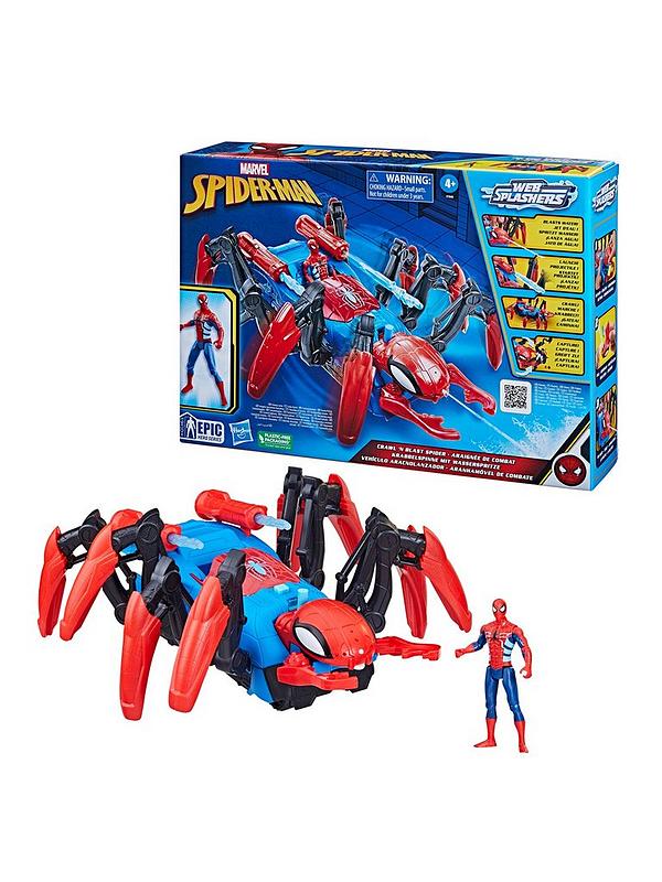 Image 1 of 4 of Spiderman Marvel Spider-Man Crawl &lsquo;N Blast Spider Toy