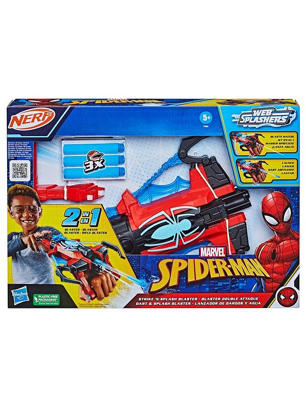 Image 3 of 6 of Spiderman Marvel Spider-Man Strike &lsquo;N Splash Nerf Blaster
