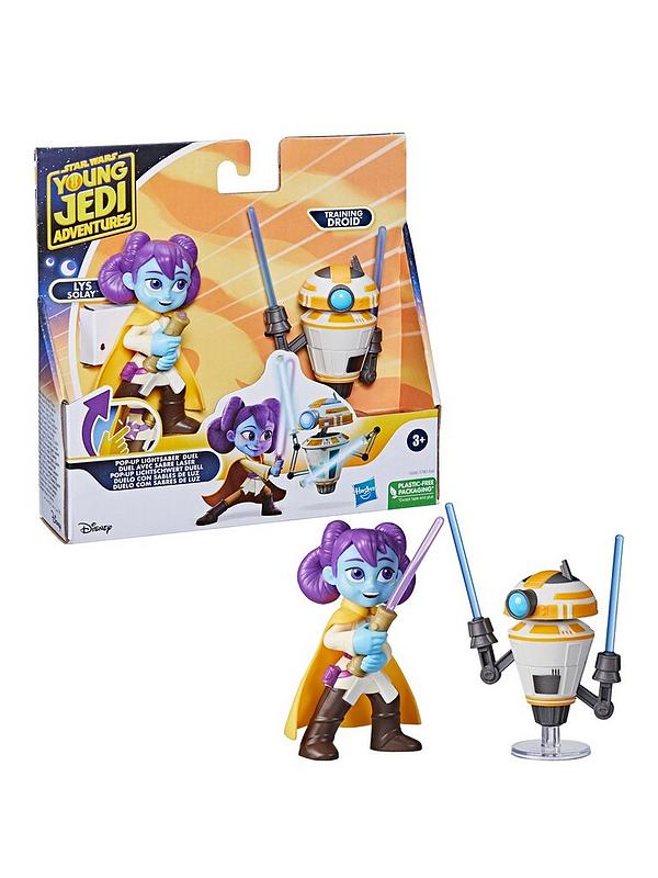Image 1 of 4 of Star Wars Pop-Up Lightsaber Duel Lys Solay &amp; Training Droid