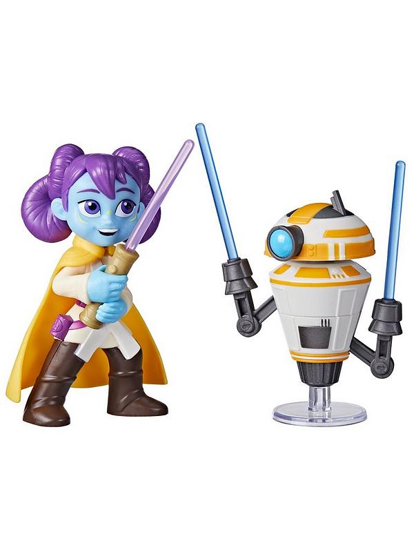 Image 2 of 4 of Star Wars Pop-Up Lightsaber Duel Lys Solay &amp; Training Droid