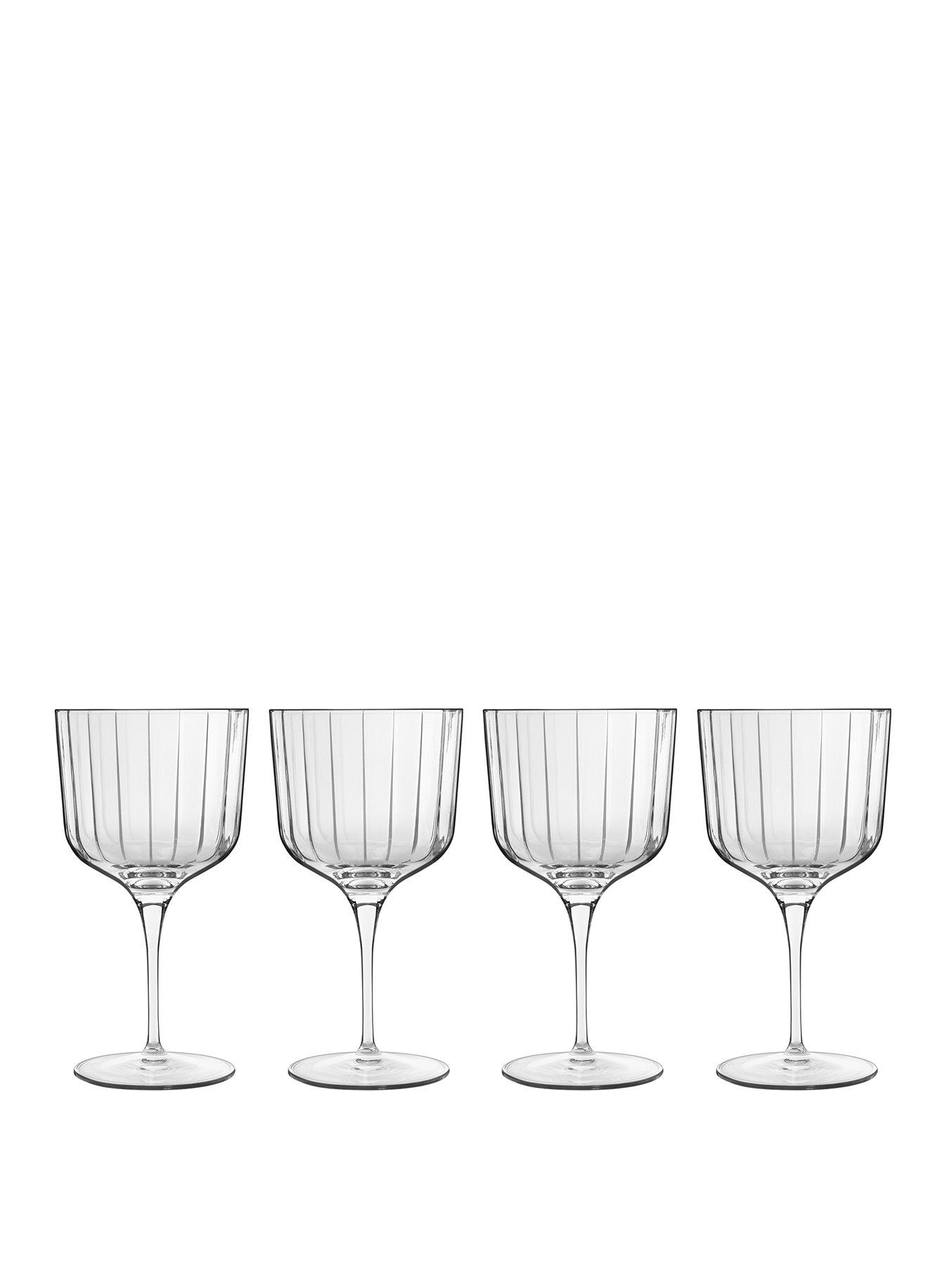 Mikasa Craft Cocktail Spritzer Champagne Prosecco Wine Flute Glasses,  9.5-Ounce, Clear