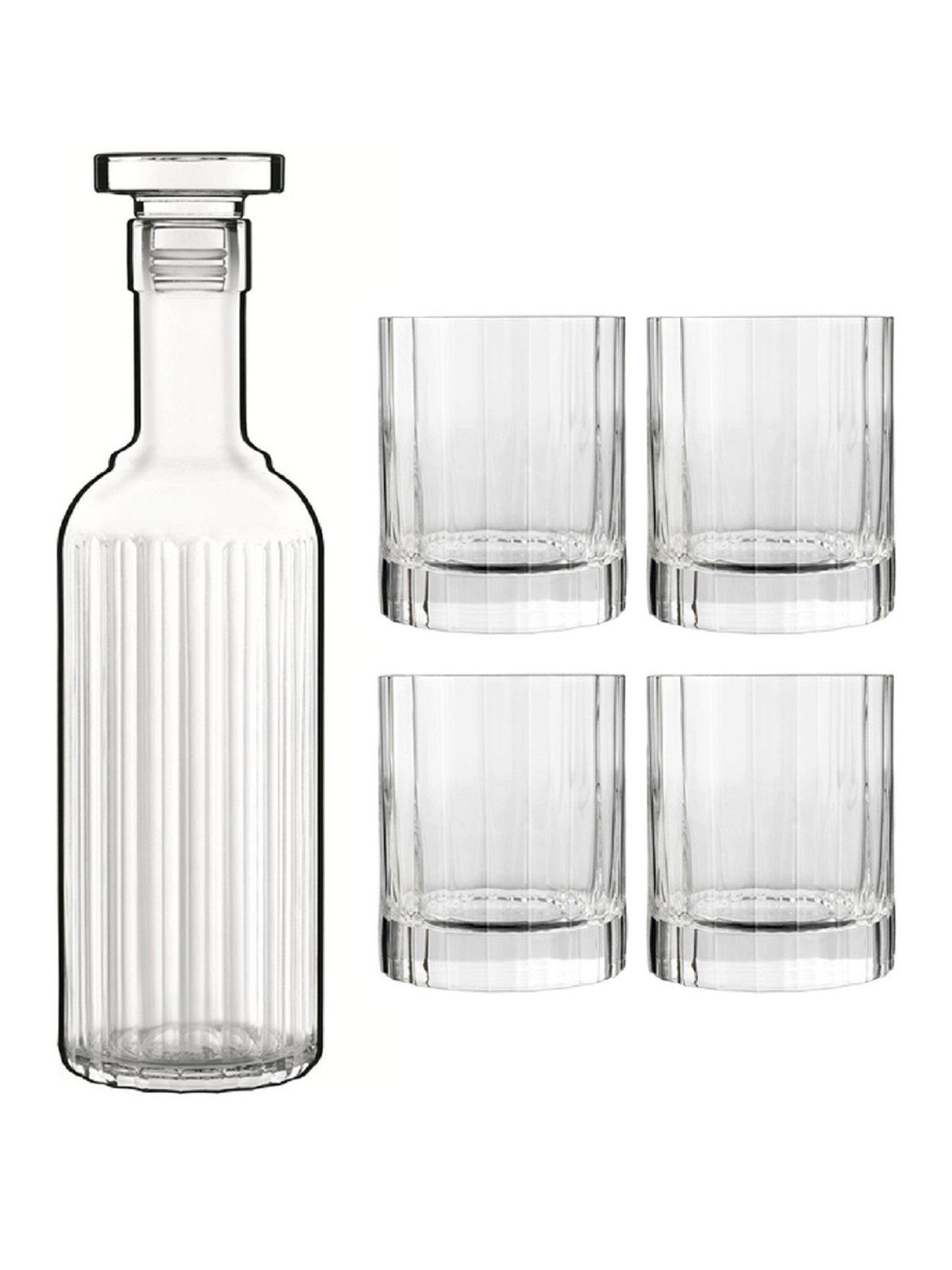 Product photograph of Luigi Bormioli Bach Whisky Set 1 X 700ml Carafe And 4 X 335ml Glasses 5 Piece Set from very.co.uk