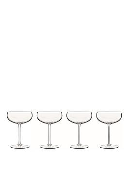 Product photograph of Luigi Bormioli Talismano Set Of 4 Old Martini Glasses - 300ml from very.co.uk