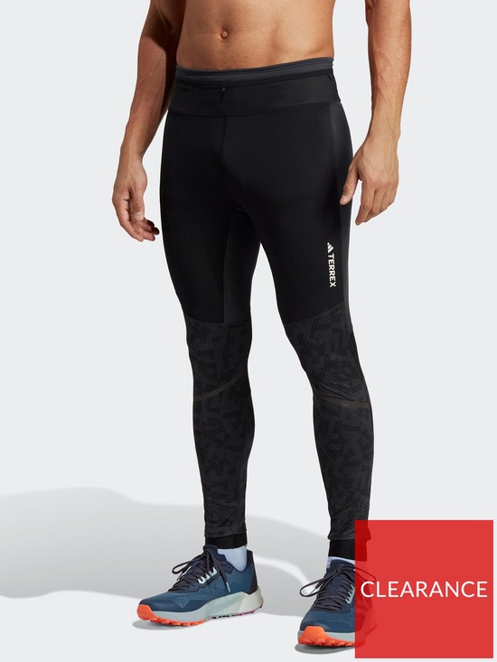 front image of adidas-terrex-mens-agravic-trail-tight-grey