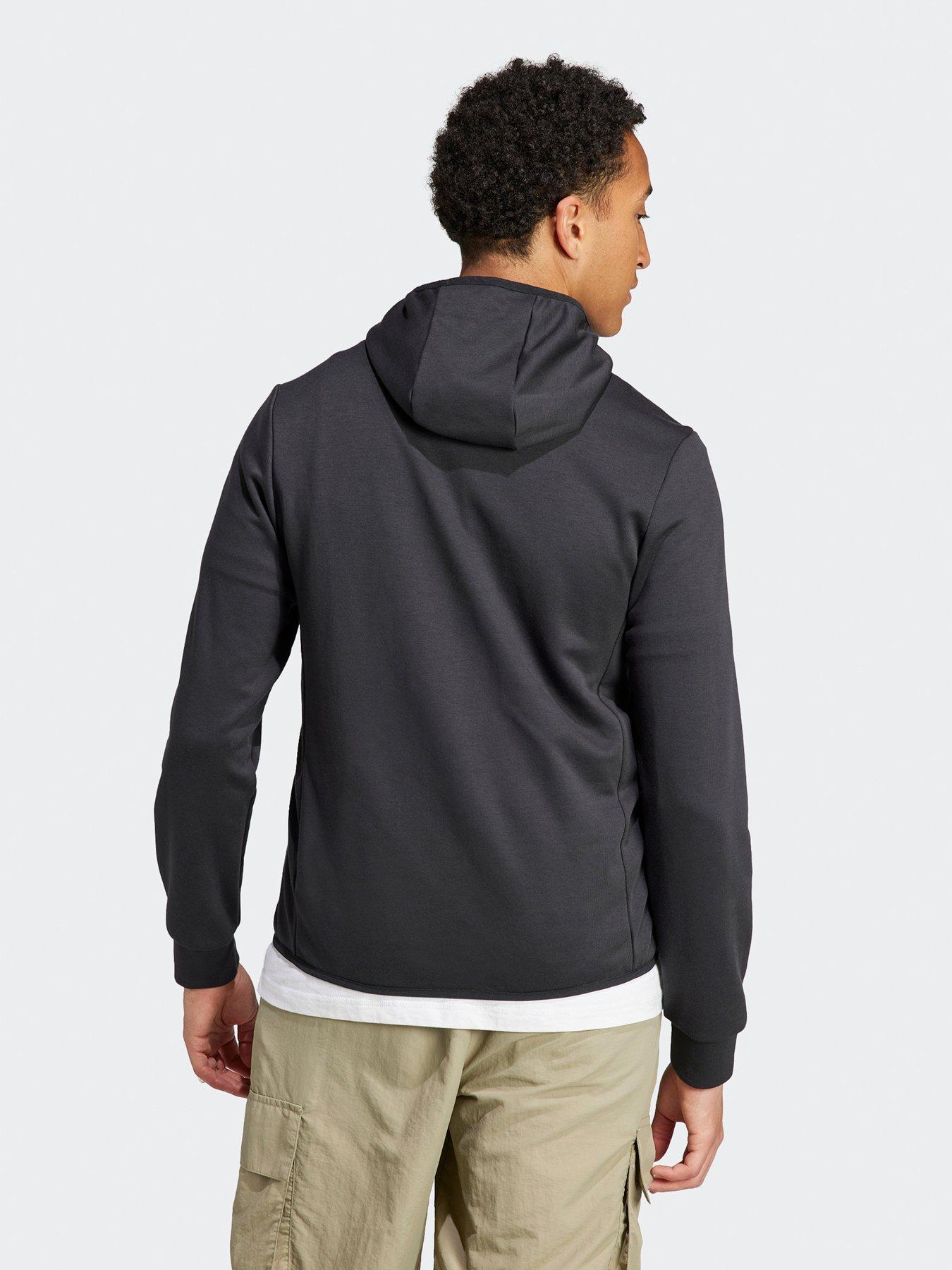 Image 2 of 4 of adidas Sportswear Essentials Down Hooded Jacket - Black