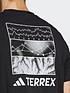  image of adidas-terrex-mens-left-chest-logo-t-shirt-black