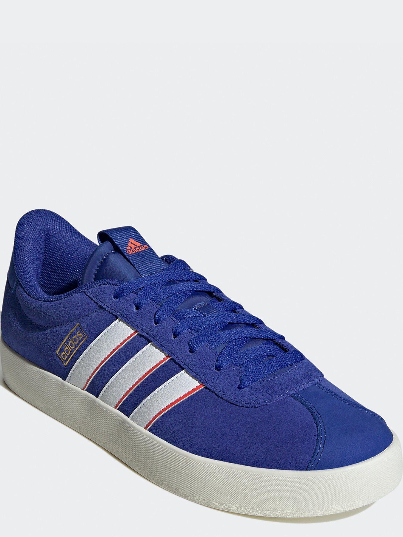 Mens blue on sale adidas trainers