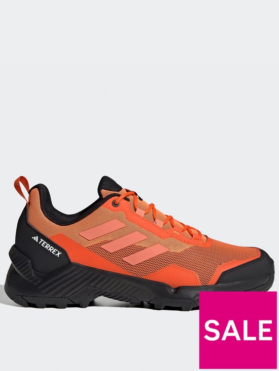 front image of adidas-terrex-mens-eastrail-2-walking-shoes-orange