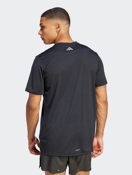 stillFront image of adidas-mens-run-it-performance-running-t-shirt-black