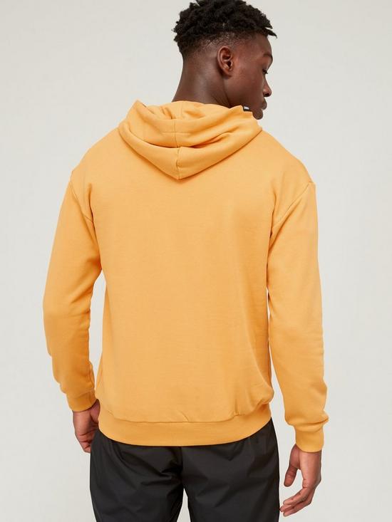 stillFront image of adidas-terrex-mens-logo-hoodie-yellow