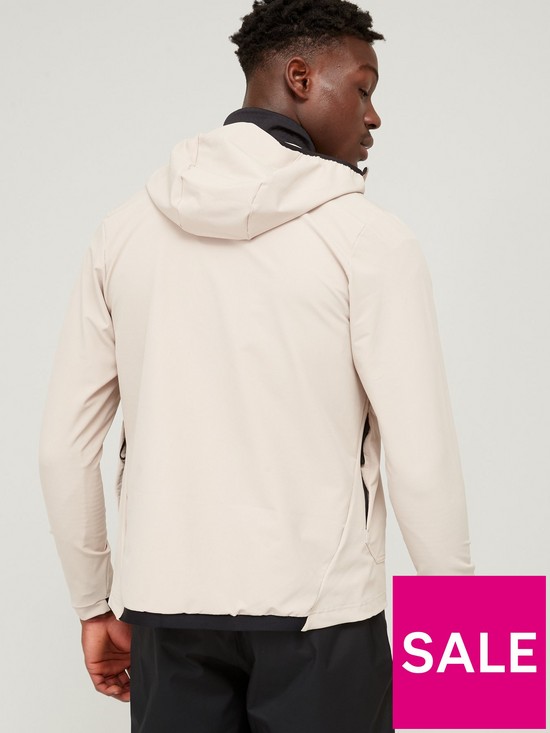 stillFront image of adidas-terrex-mens-softshell-jacket-beige