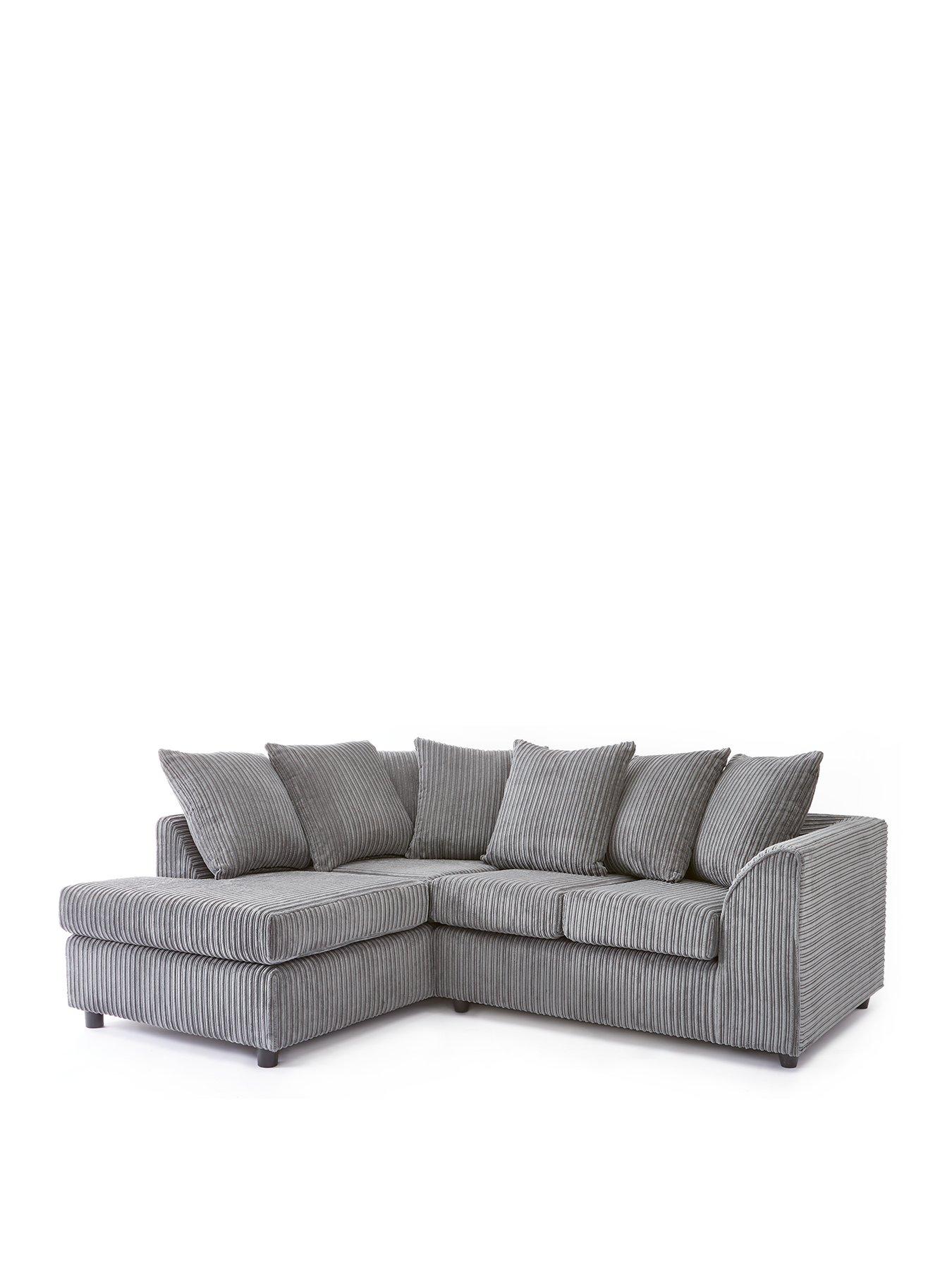 Leons grey outlet sectional