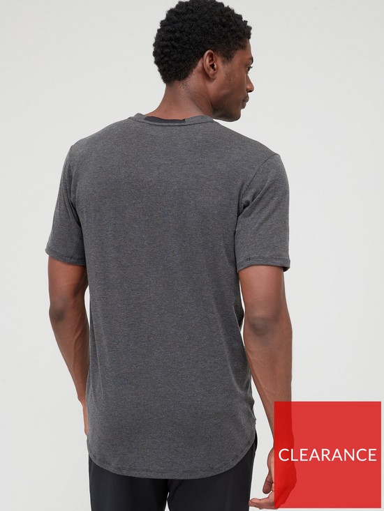 stillFront image of adidas-trainnbspdesigned4training-short-sleeve-workout-t-shirt-black
