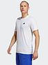  image of adidas-mensnbsptrainnbspessentials-feelready-t-shirt-whiteblack