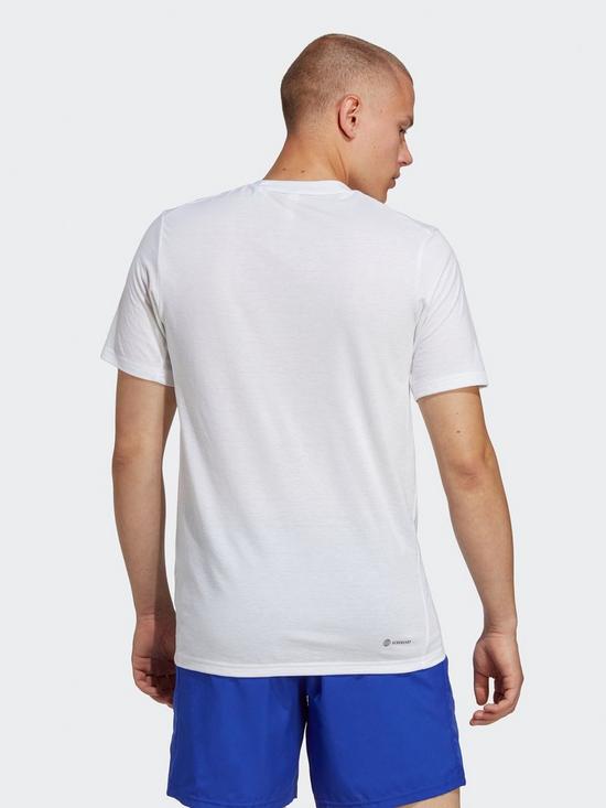 stillFront image of adidas-mensnbsptrainnbspessentials-feelready-t-shirt-whiteblack