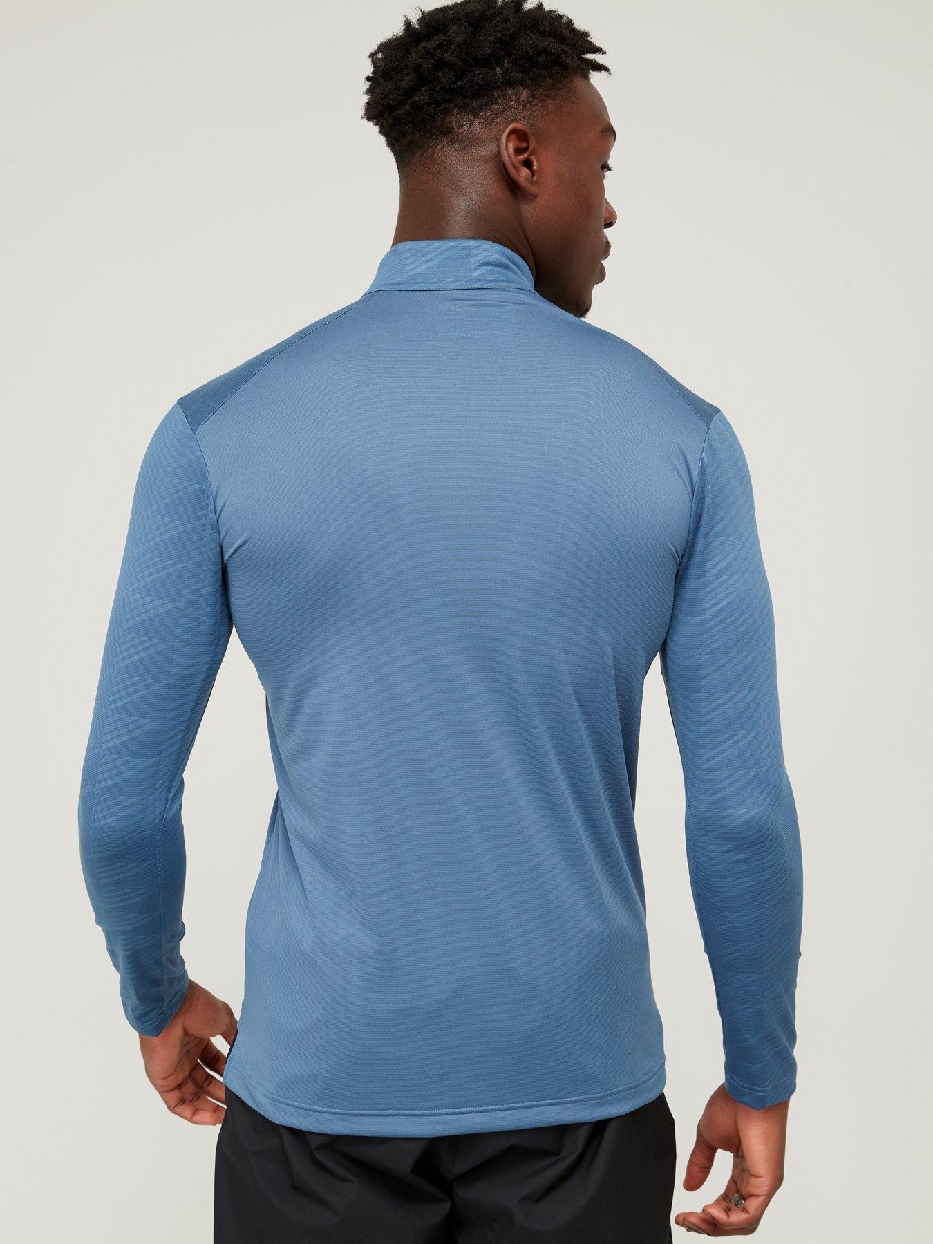 Image 2 of 4 of adidas Terrex Men's Mountain Half Zip Long Sleeve Top - Grey