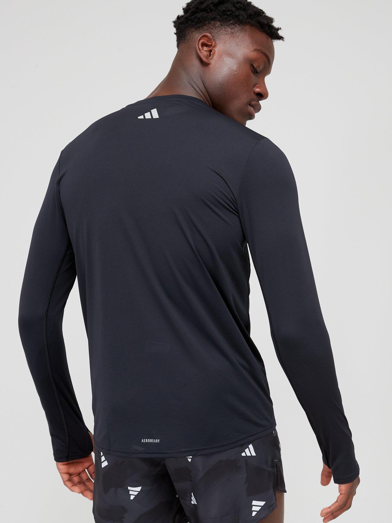 Mens long deals sleeve running shirt