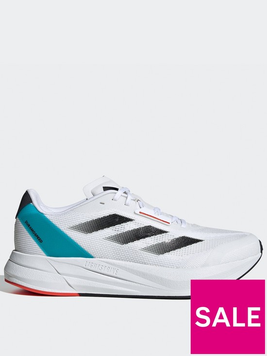 front image of adidas-duramo-speed-trainers-white