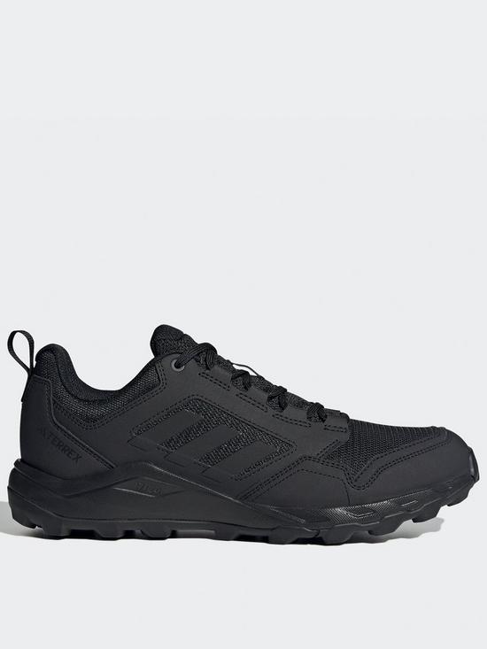 front image of adidas-terrex-mens-tracerocker-2-trail-running-shoes-black