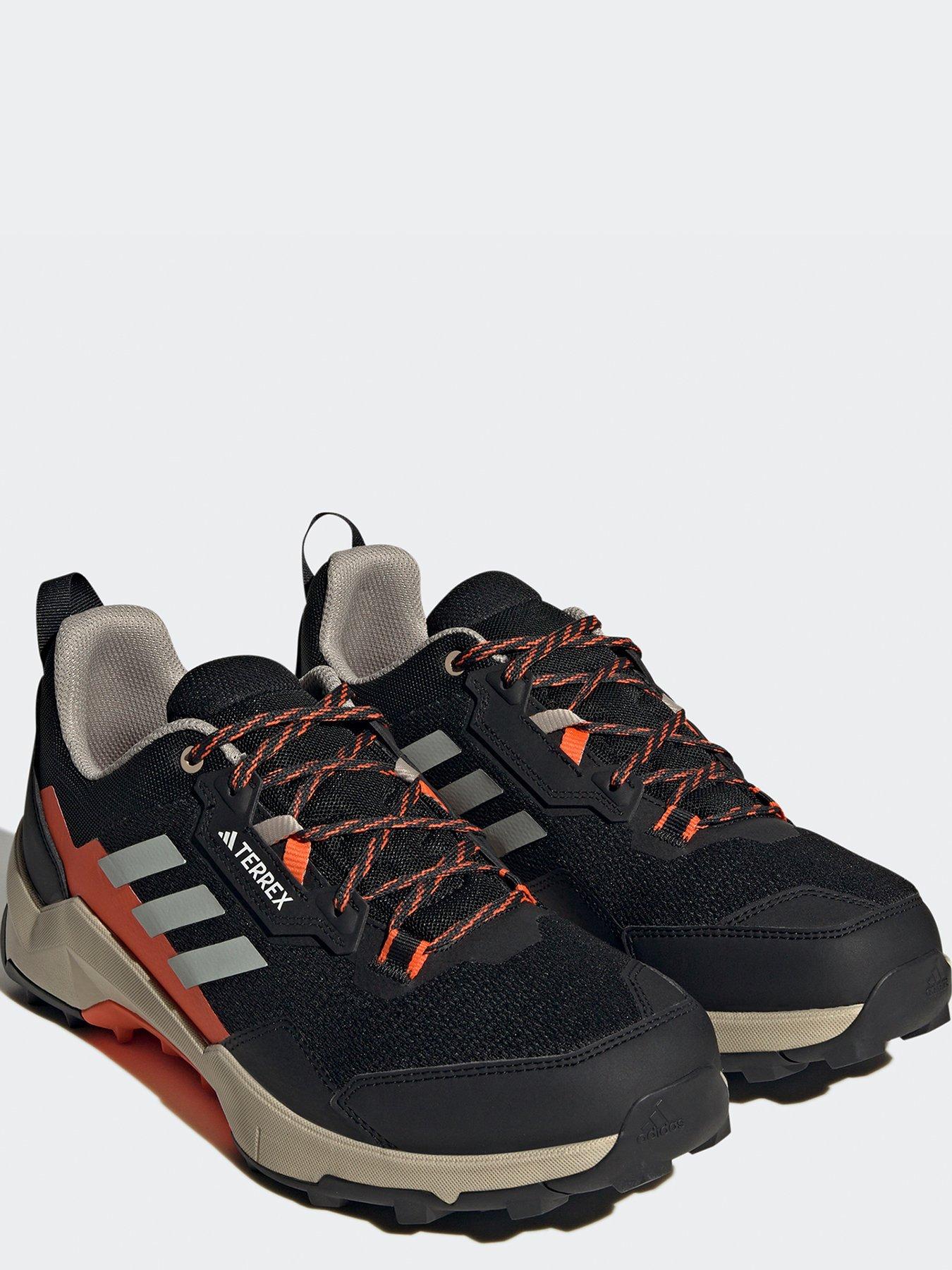 Mens black on sale adidas walking shoes