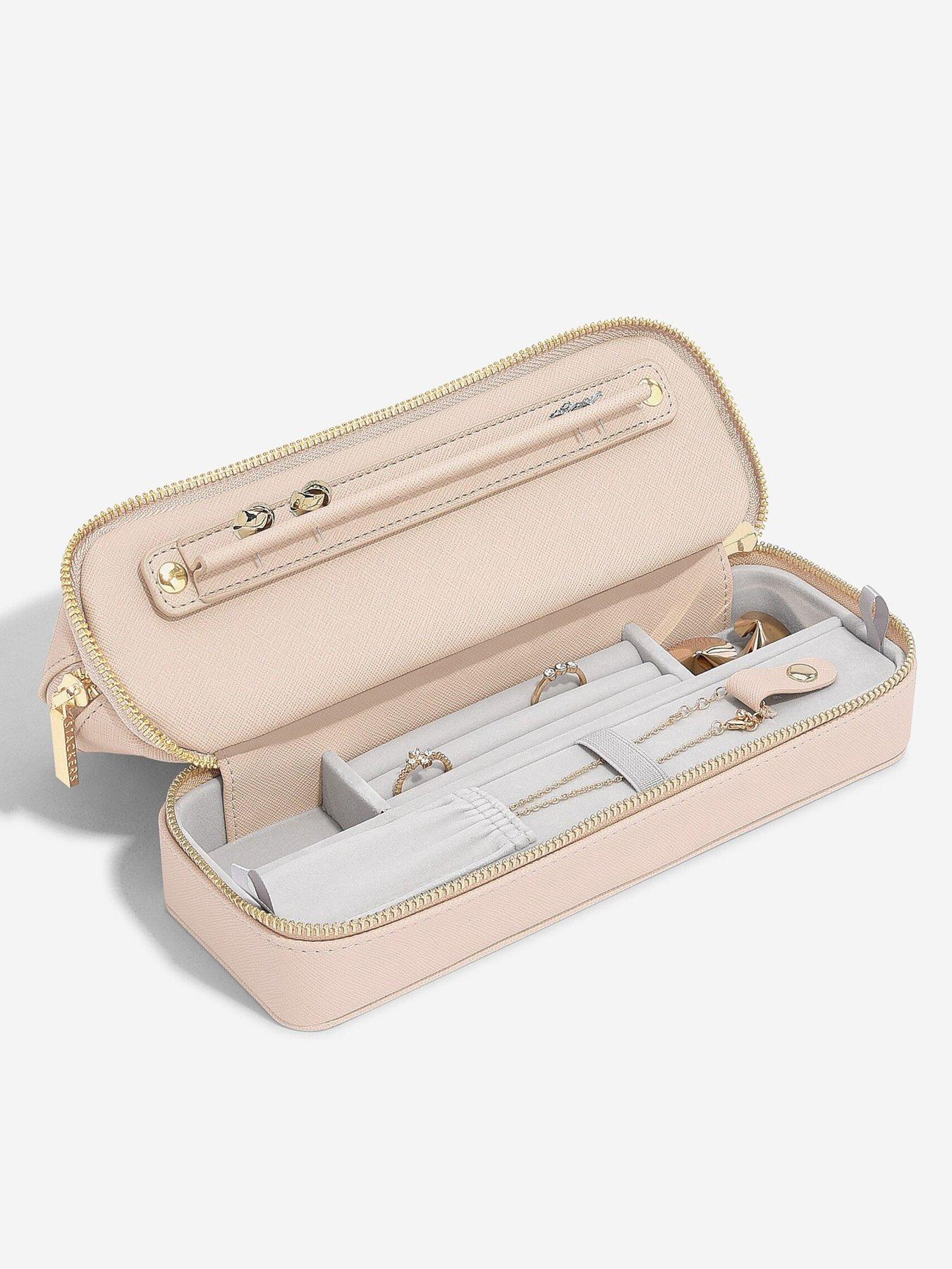 Image 3 of 4 of Stackers Jewellery &amp; Make Up Bag - Pink