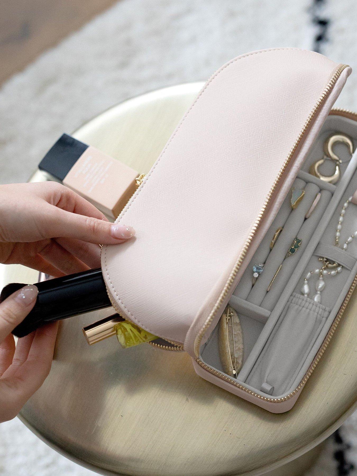 Image 4 of 4 of Stackers Jewellery &amp; Make Up Bag - Pink