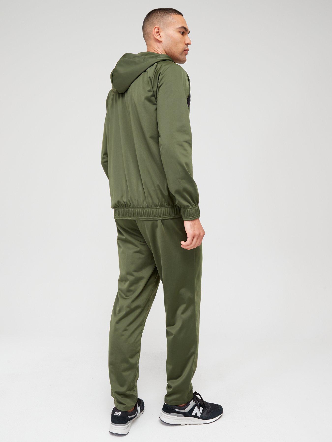 Khaki green clearance puma tracksuit