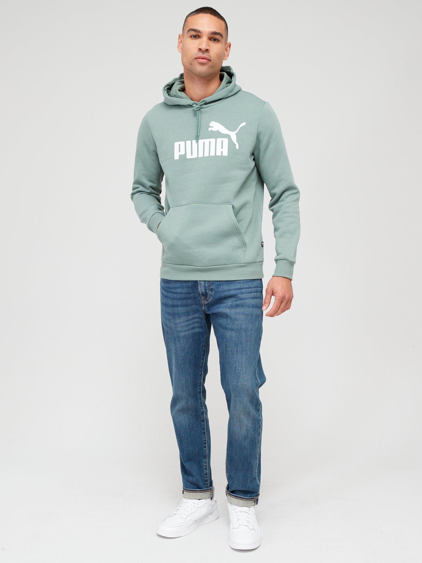 puma essentials big logo hoodie