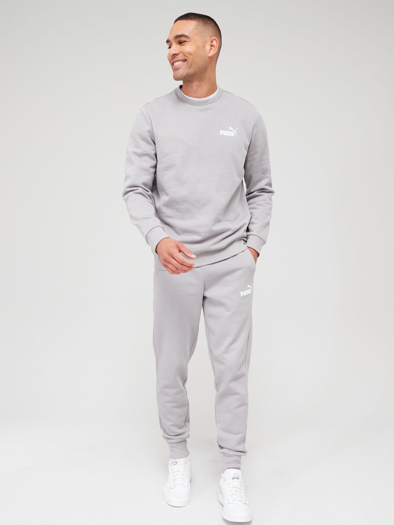 Essentials Small Logo Crew Sweat - Grey