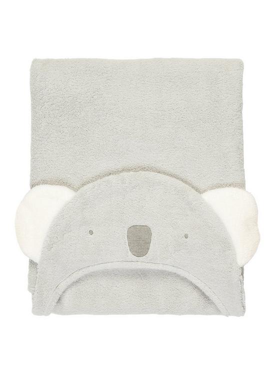 stillFront image of mamas-papas-hooded-baby-towel--koala
