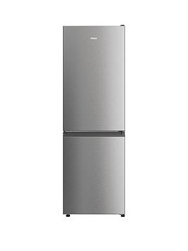Product photograph of Haier Hdw1618dnpk Wifi Connected 60 40 Total No Frost Fridge Freezer D Rated - Inox from very.co.uk