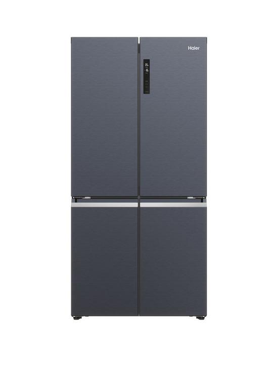 front image of haier-cube-90-hcr5919enmb-total-nonbspfrost-american-fridge-freezer-e-rated-black