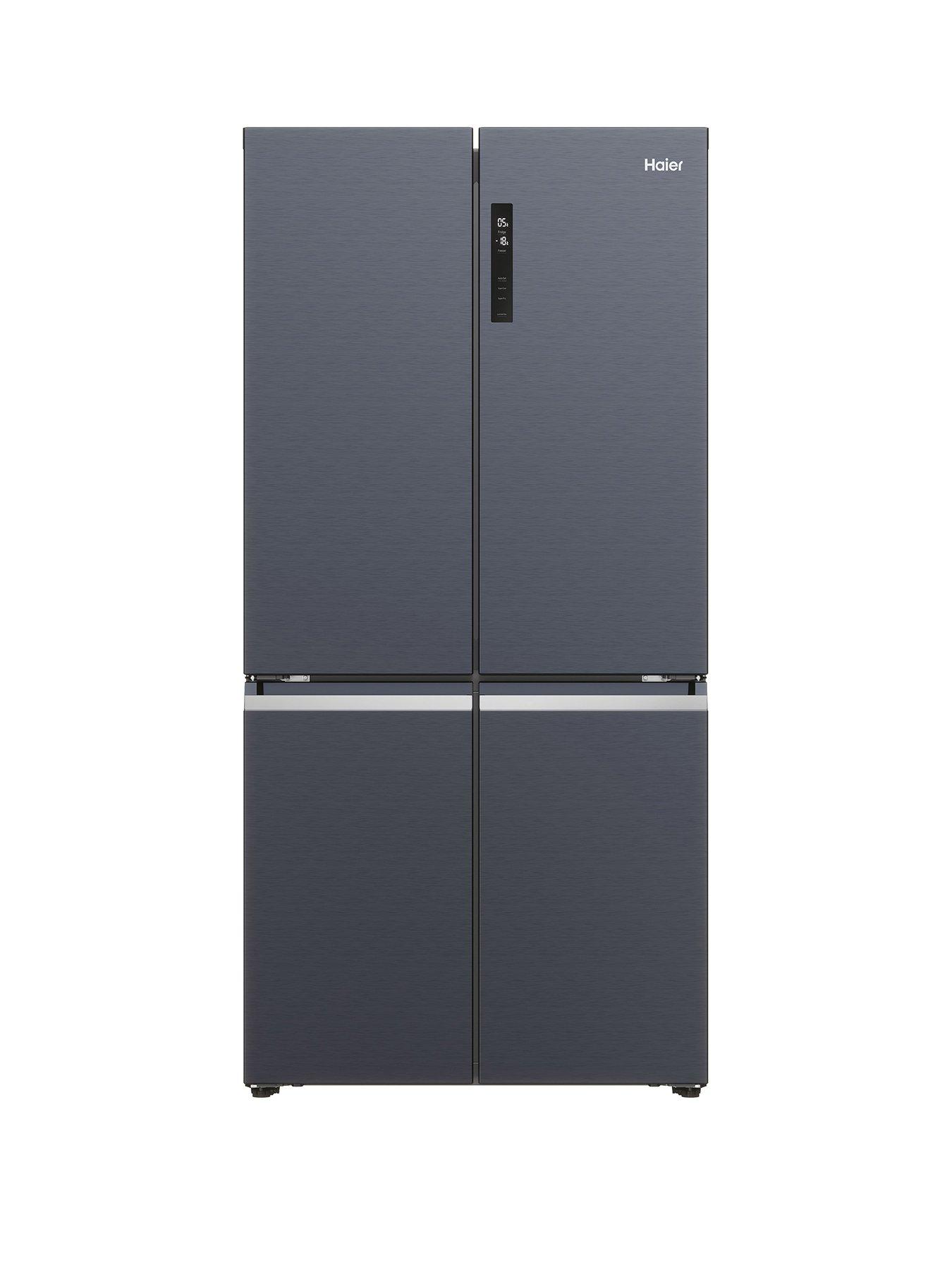 Image 1 of 8 of Haier Cube 90 HCR5919ENMB Total No&nbsp;Frost American Fridge Freezer, E Rated - Black