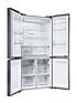 image of haier-cube-90-hcr5919enmb-total-nonbspfrost-american-fridge-freezer-e-rated-black