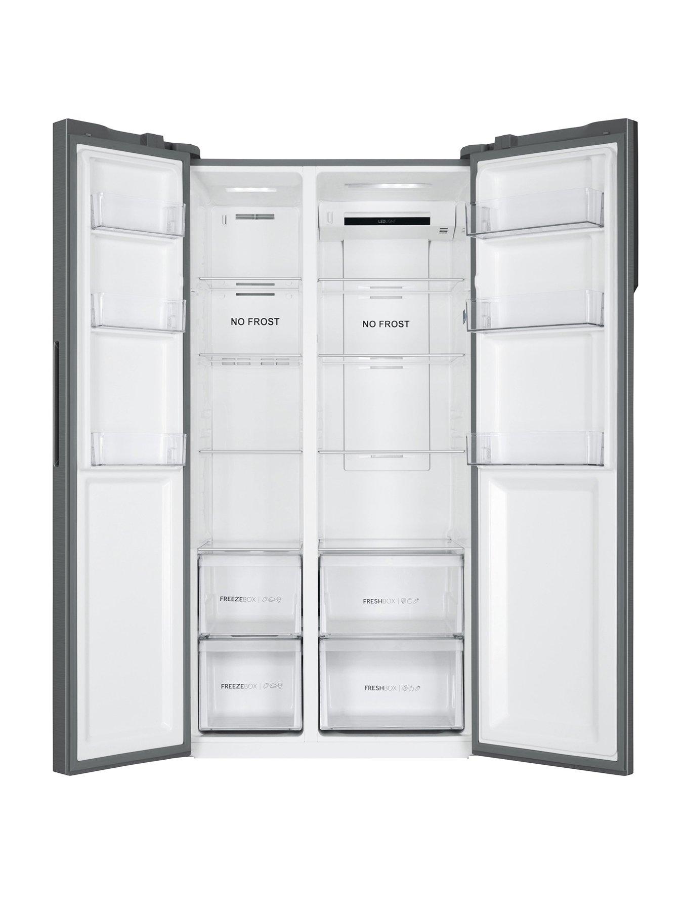 Image 2 of 8 of Haier HSR3918ENPG Total No Frost American Fridge Freezer, E Rated - Silver