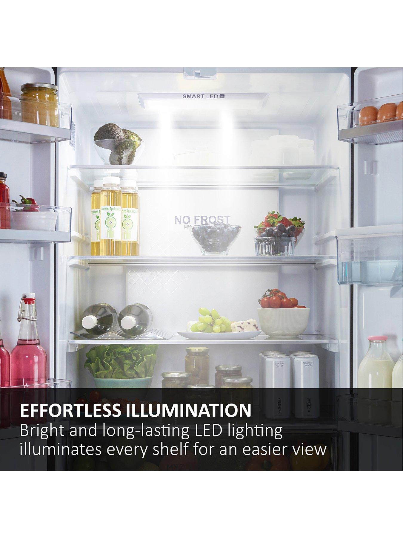 Image 4 of 8 of Haier HSR3918ENPG Total No Frost American Fridge Freezer, E Rated - Silver
