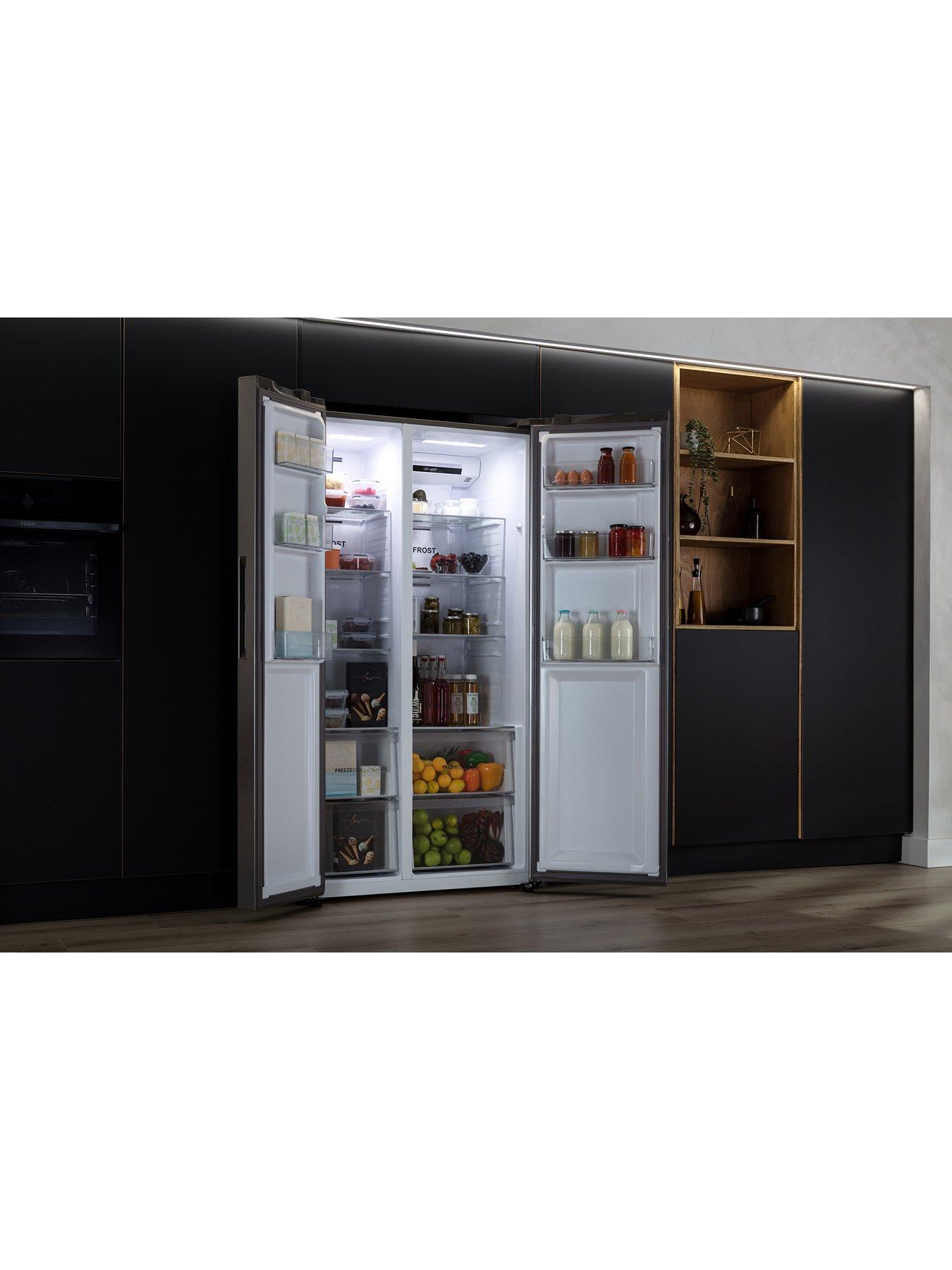 Image 6 of 8 of Haier HSR3918ENPG Total No Frost American Fridge Freezer, E Rated - Silver