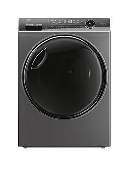 Product photograph of Haier I-pro Series 7 Plus Hd90-a3q979su1 9kg Load Heat Pump Tumble Dryer A Rated - Graphite from very.co.uk
