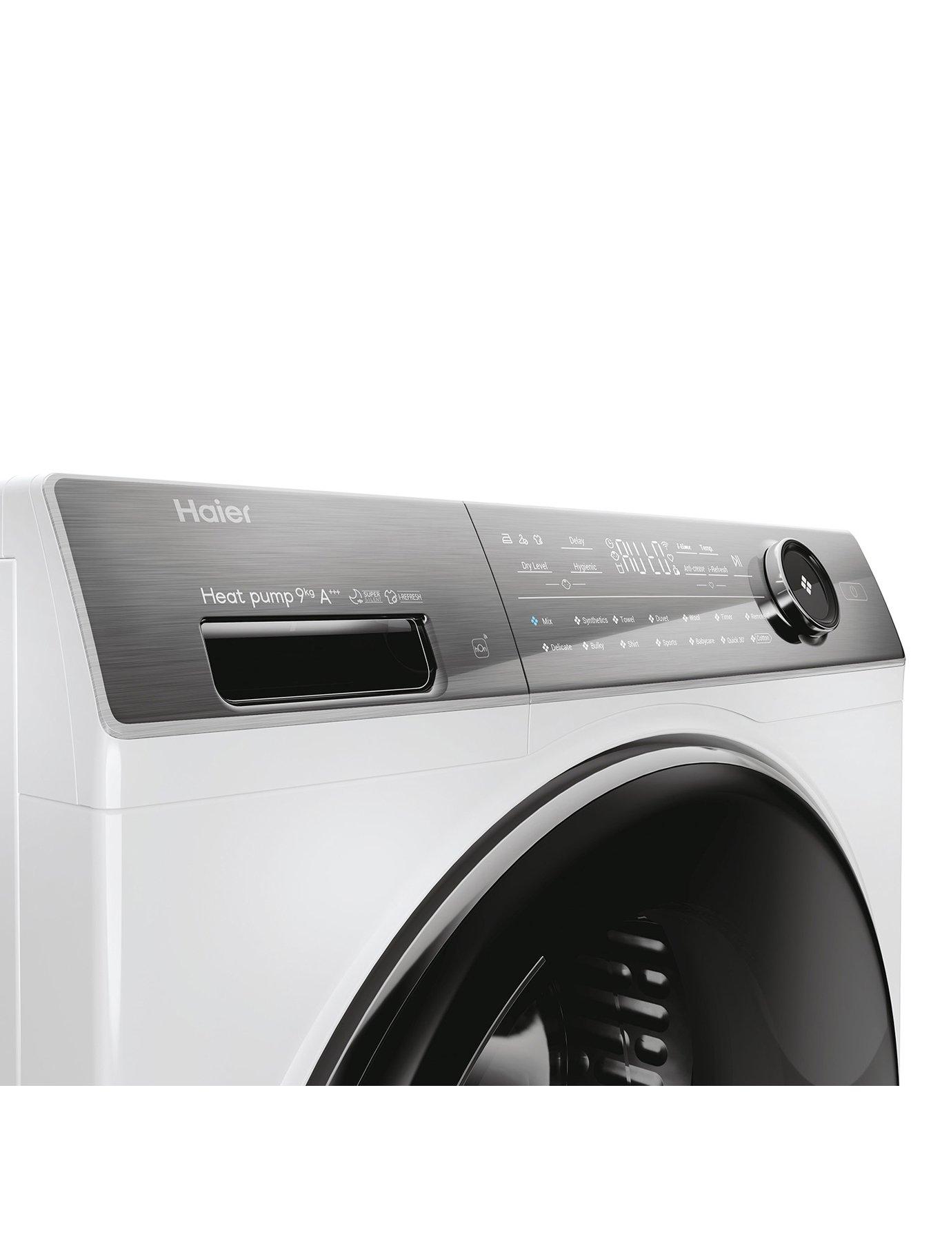 Image 3 of 8 of Haier i-Pro Series 7 Plus HD90-A3Q979U1 9kg Load&nbsp;Heat Pump Tumble Dryer,&nbsp;A+++ Rated - White