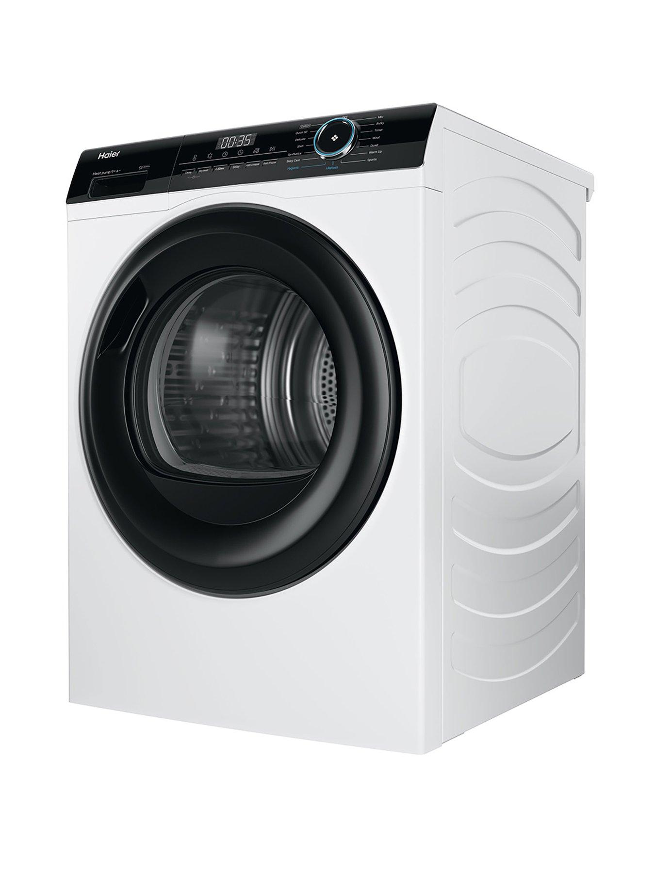 Haier i-Pro Series 3 HD90-A2939 9kg Load Heat Pump Tumble Dryer, A++ ...