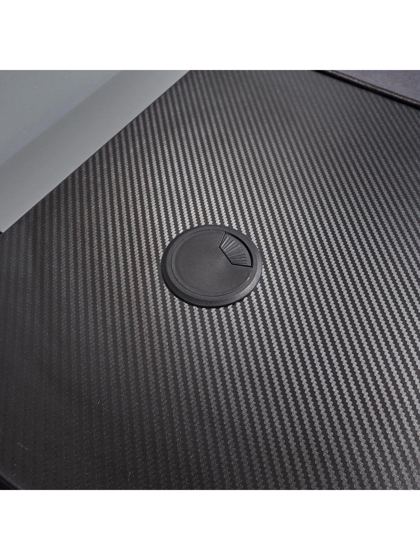 Image 4 of 6 of X Rocker Panther XL REVERSIBLE Corner&nbsp;Sports Gaming Desk - Carbon Black